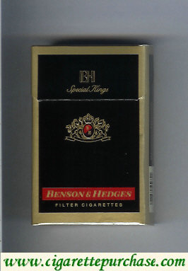 Benson and Hedges Special Kings cigarettes